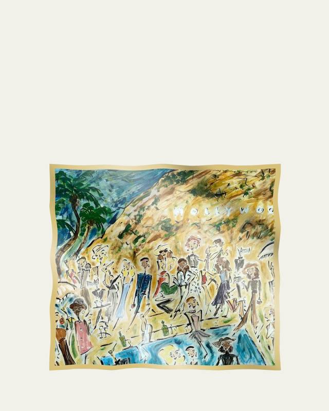 Women in Hollywood Silk Square Scarf
